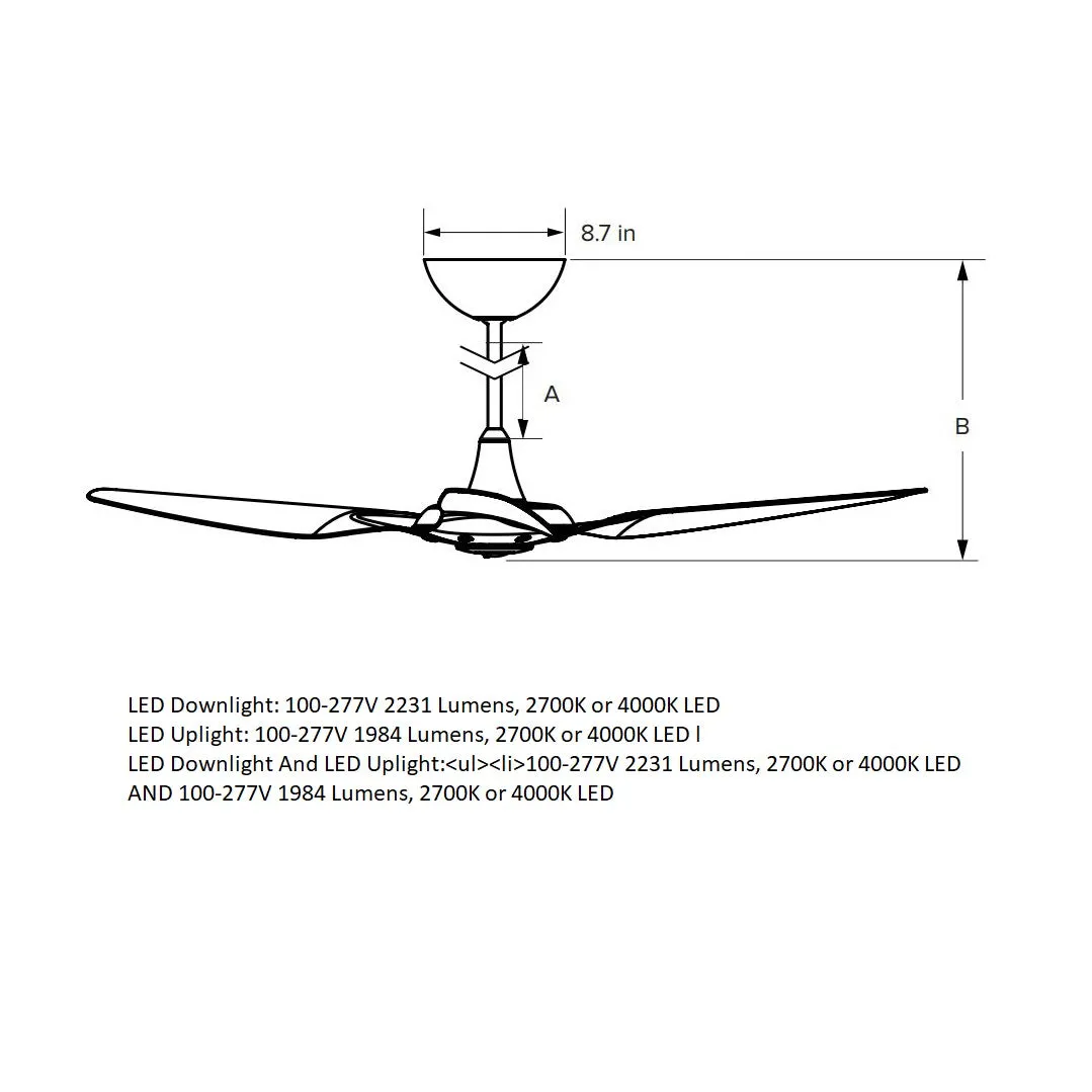 Haiku 52 Universal Mount Ceiling Fan