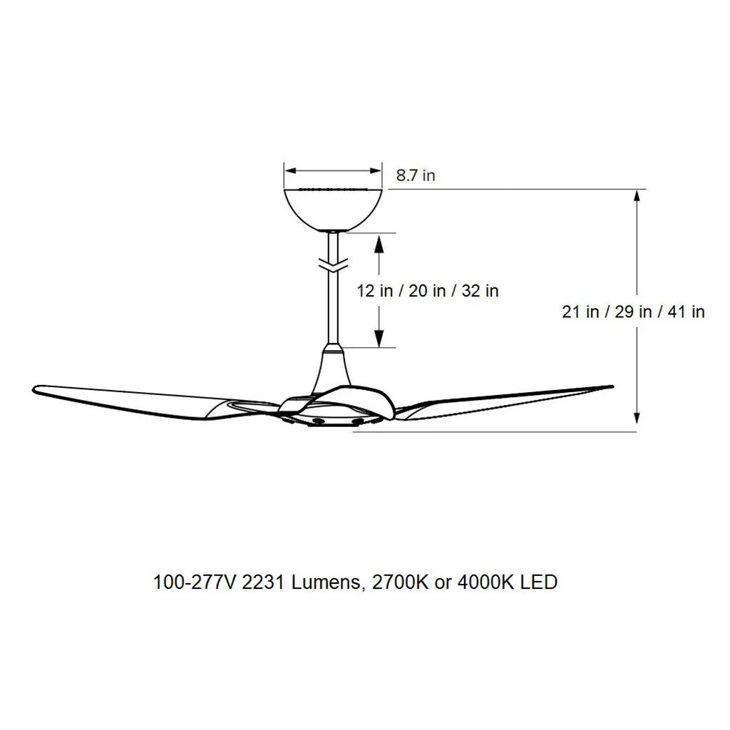 Haiku 84 Outdoor Universal Mount Ceiling Fan