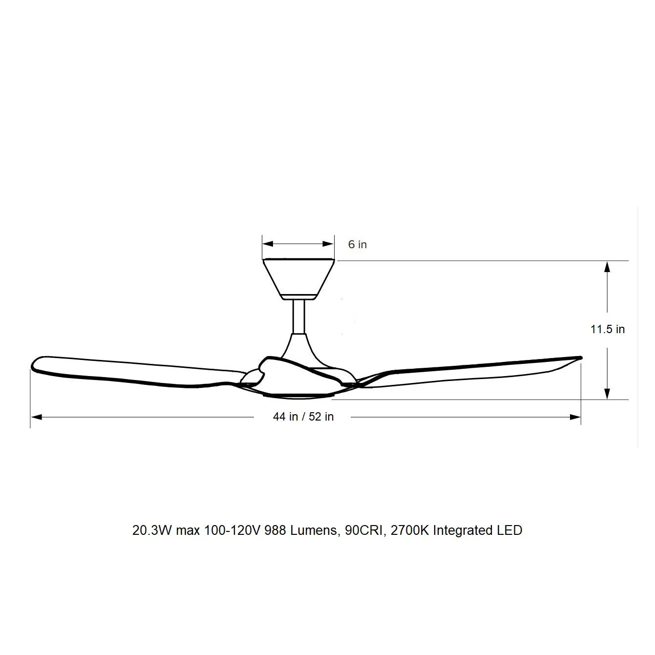 Haiku L Universal Mount Ceiling Fan