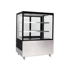 Hamoki Chilled Deli Patisserie Flat Glass Display Fridge 330 Litre - 251014