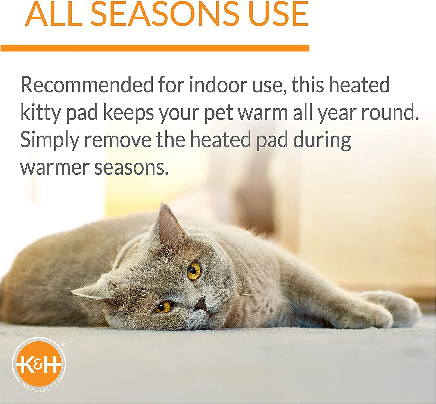 Heated Cat Bed with Hood - K&H Pet Products Thermo-Kitty Bed Deluxe Hooded