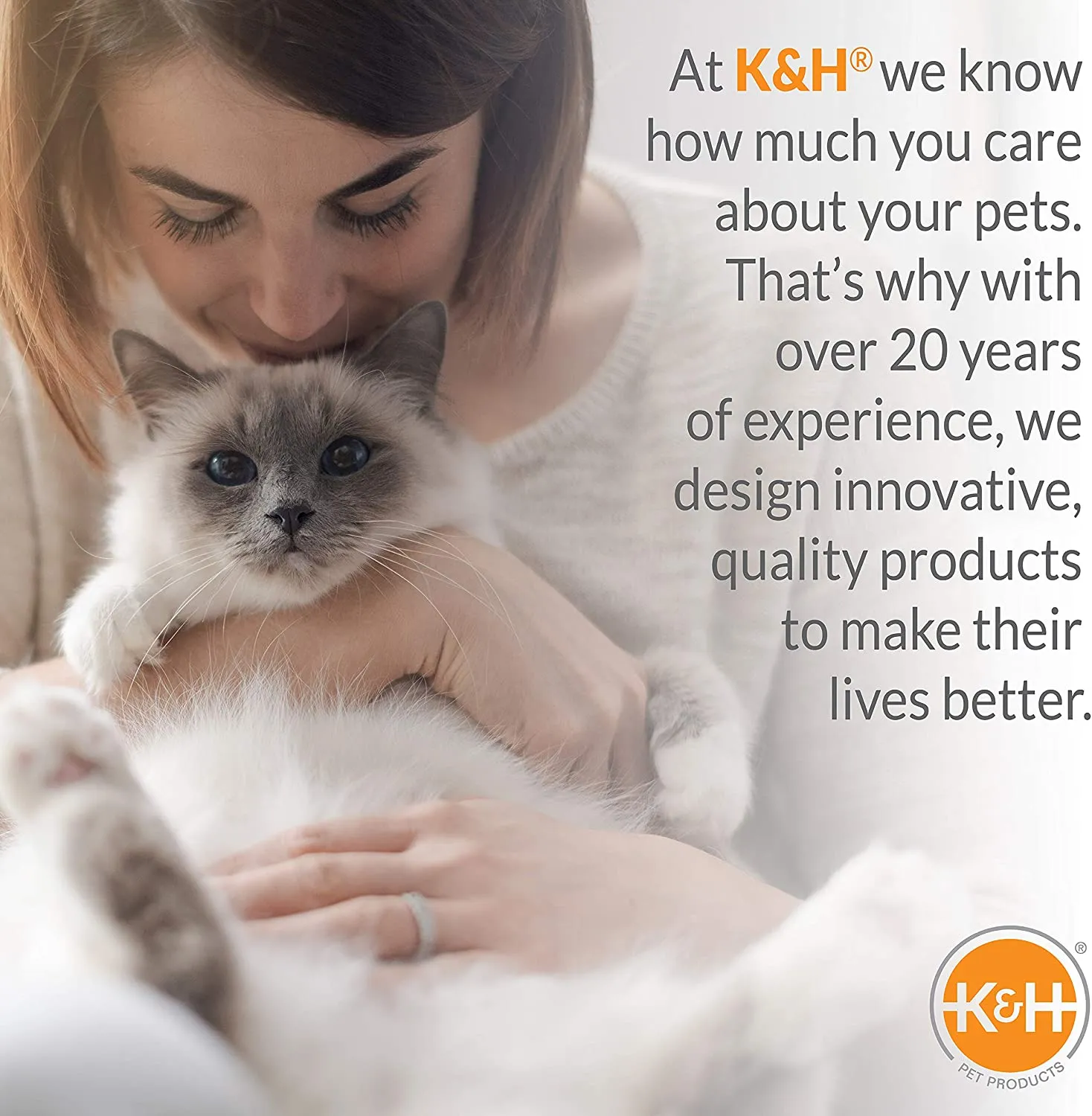 Heated Cat Bed with Hood - K&H Pet Products Thermo-Kitty Bed Deluxe Hooded