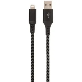 Helix ETHLT10BLK Charge and Sync USB Cable with Lightning Connector, 10-Foot (Black)