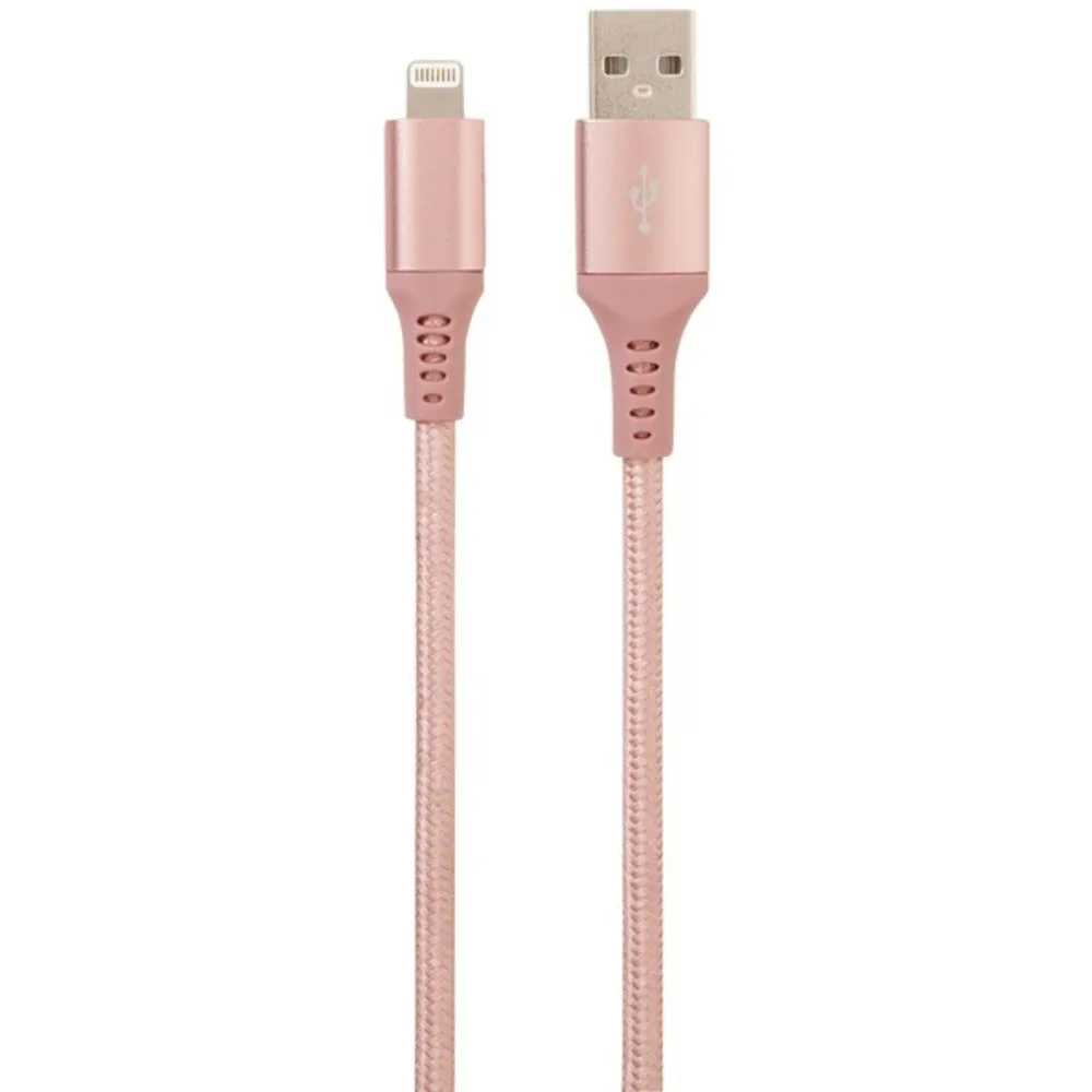 Helix ETHLT10RG Charge and Sync USB Cable with Lightning Connector, 10-Foot (Rose Gold)