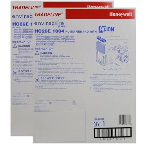 Honeywell HC26E1004 - Humidifier Water Panel