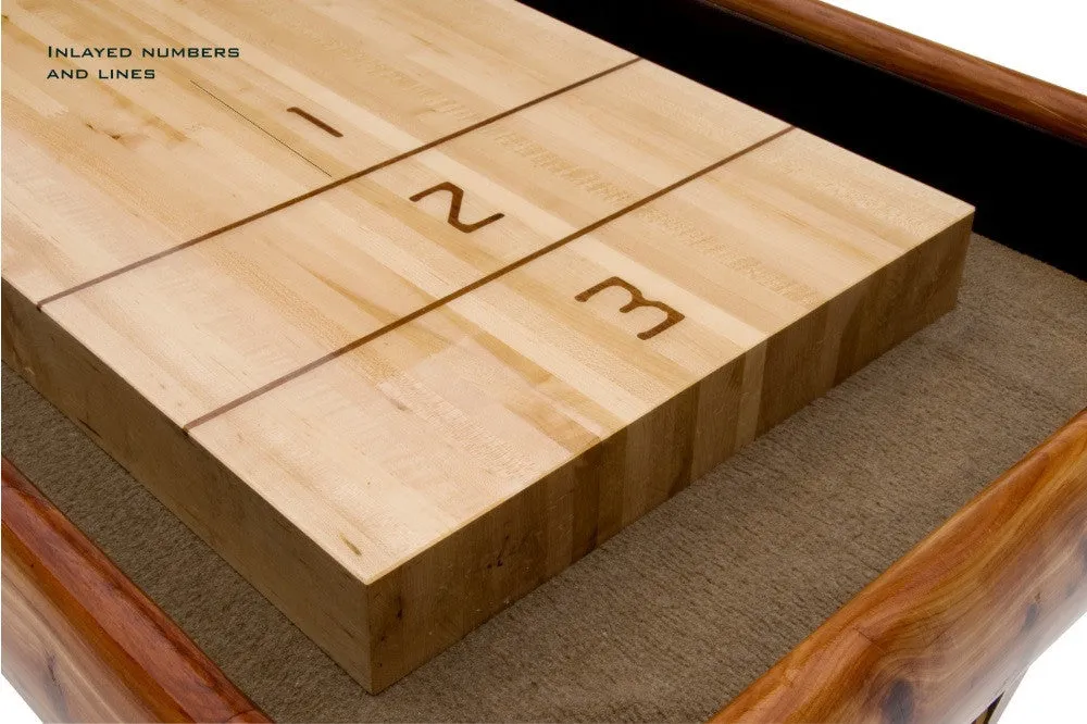 Hudson Dominator Shuffleboard 9'-22' Custom Wood and Stain Options
