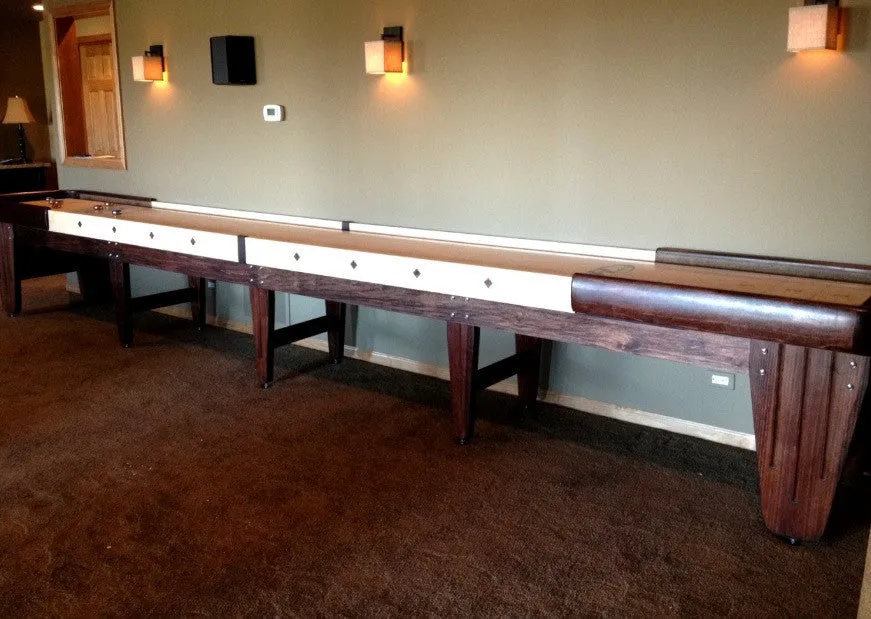 Hudson Dominator Shuffleboard 9'-22' Custom Wood and Stain Options