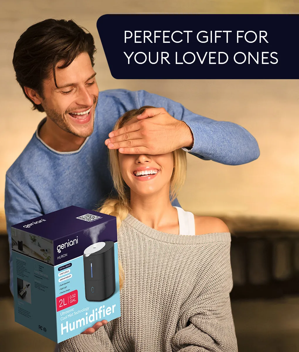 Huron Top Fill Humidifier 2L Black