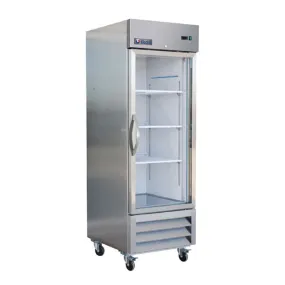 Ikon IB27RG 27" Bottom Mount Glass Door Reach-In Refrigerator