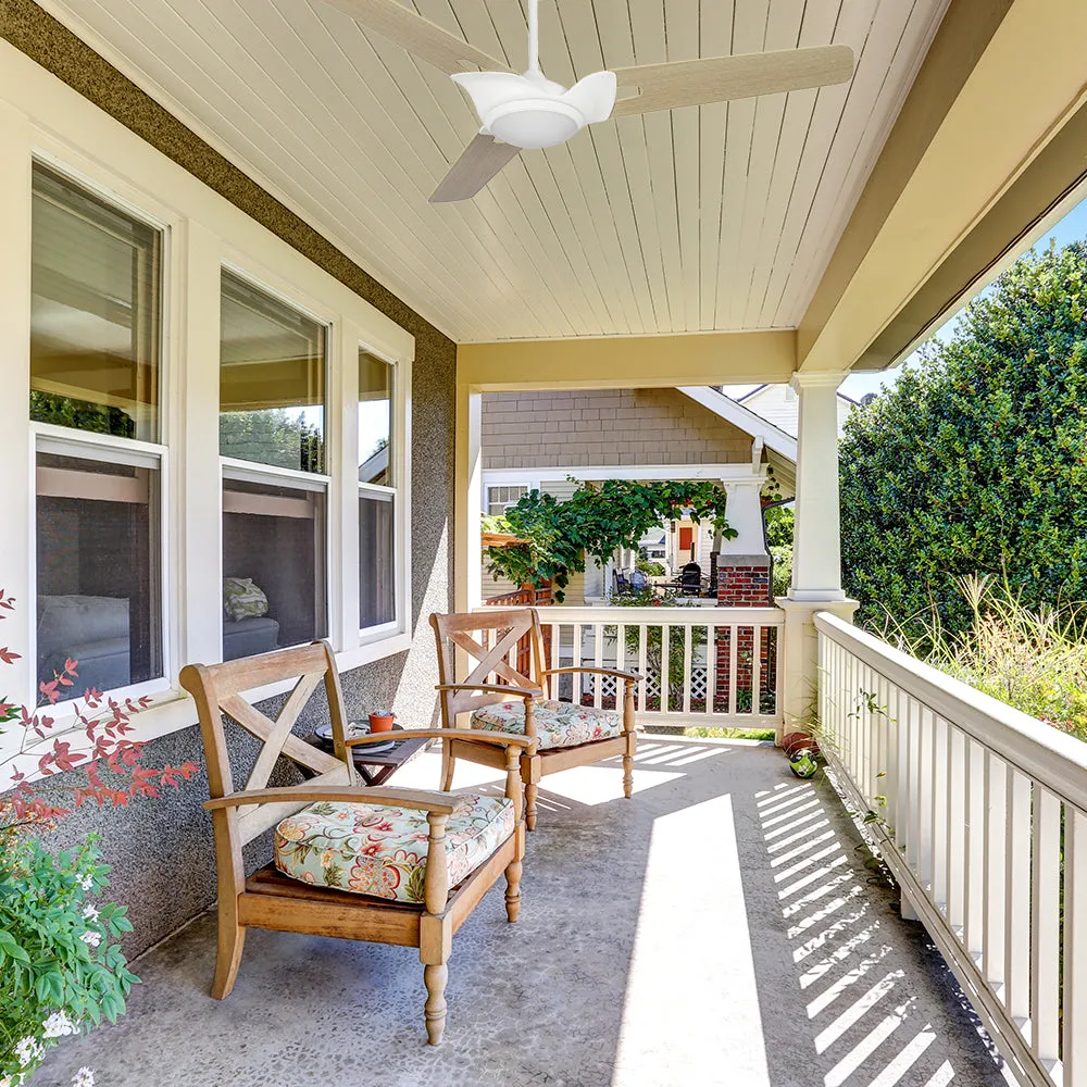 Innovator Smart Ceiling Fan with LED Light Remote Outdoor/Indoor 52"