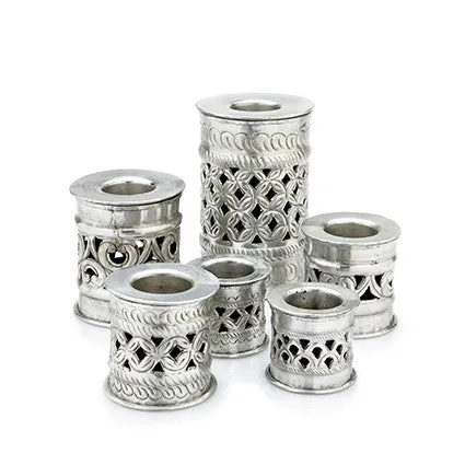 Intricate Metal Tealight Holders