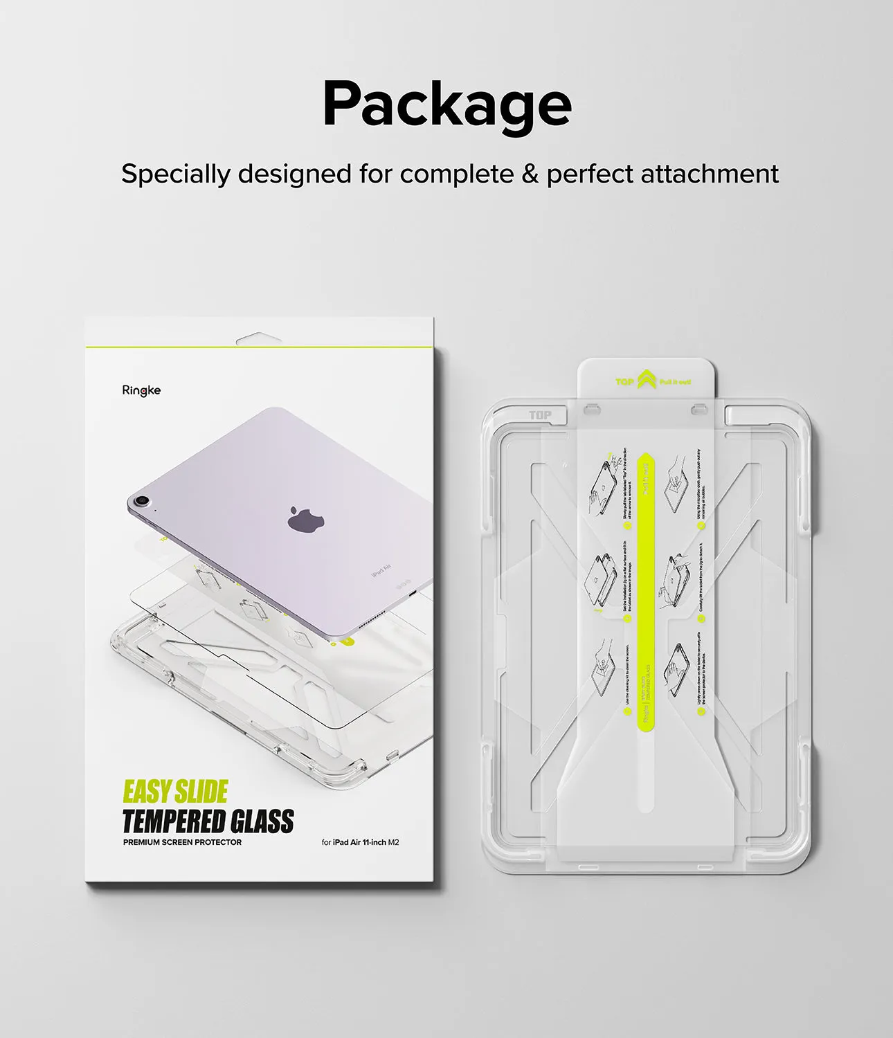 iPad Air 11" (M2) Screen Protector | Easy Slide Tempered Glass