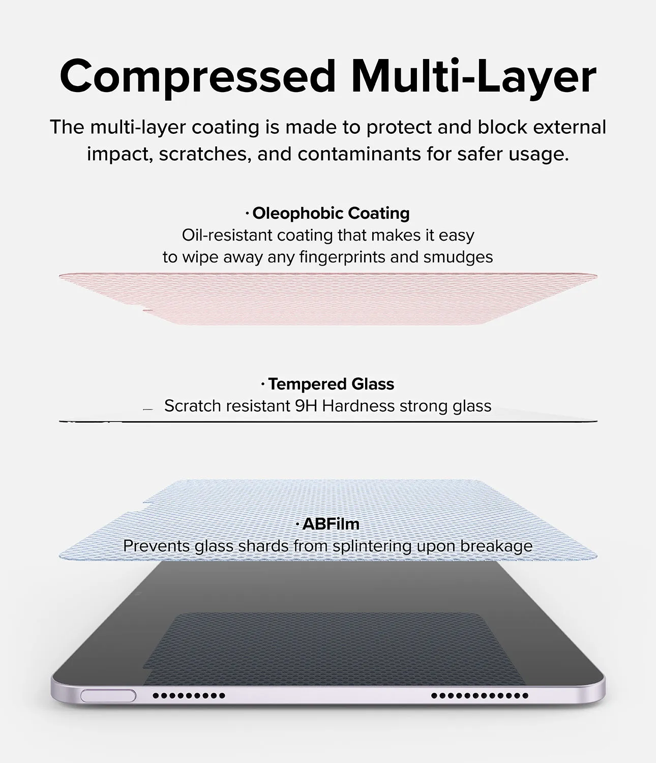 iPad Air 13" (M2) Screen Protector | Easy Slide Tempered Glass
