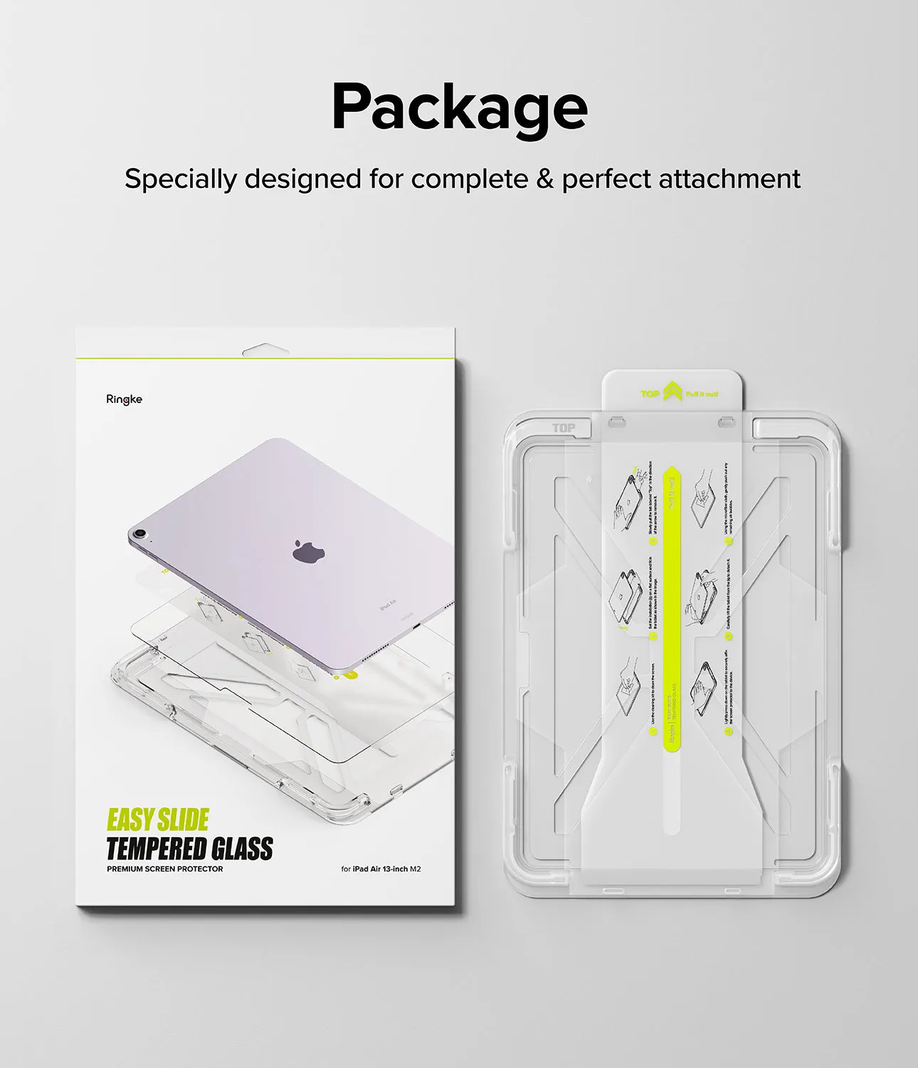 iPad Air 13" (M2) Screen Protector | Easy Slide Tempered Glass