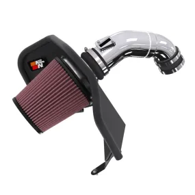 K&N - Cold Air Intake System - High-Flow Air Filter, Aluminum Tube (77-9043KP) - Toyota Tacoma (2024 )