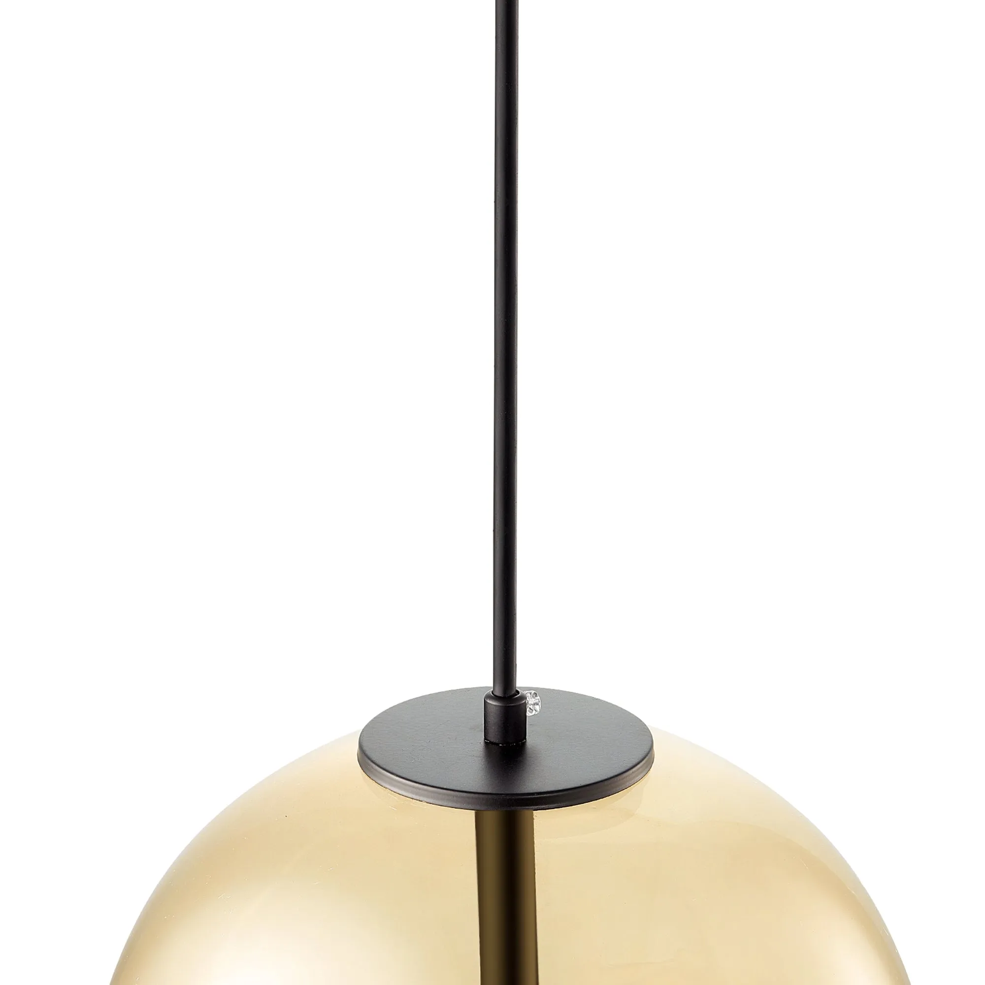 Karina Globe Glass Indoor & Outdoor Pendant Light – Amber