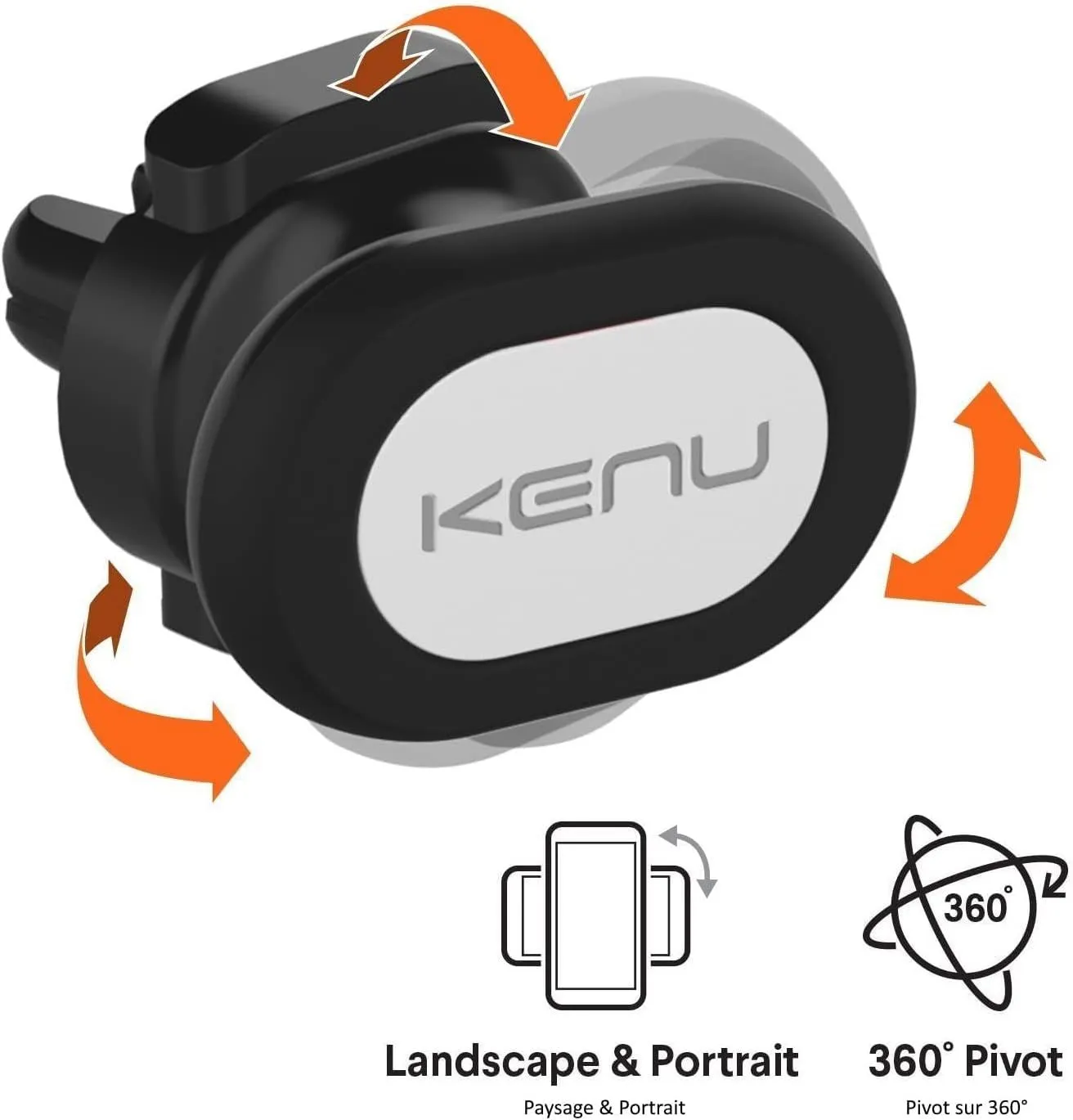 Kenu Airframe Magnetic Black AF5-KK-NA