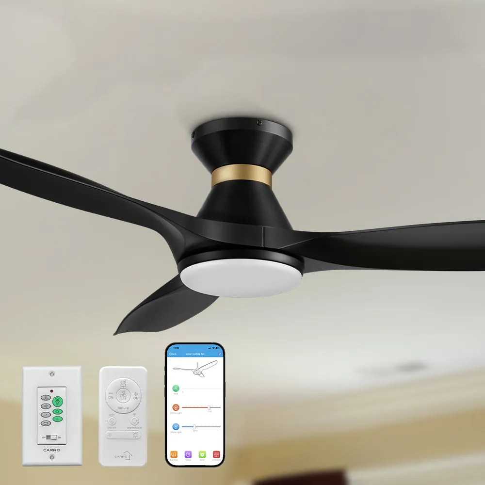 Kore Ⅱ Low Profile Smart Fan with LED light and Remote 52 Inch