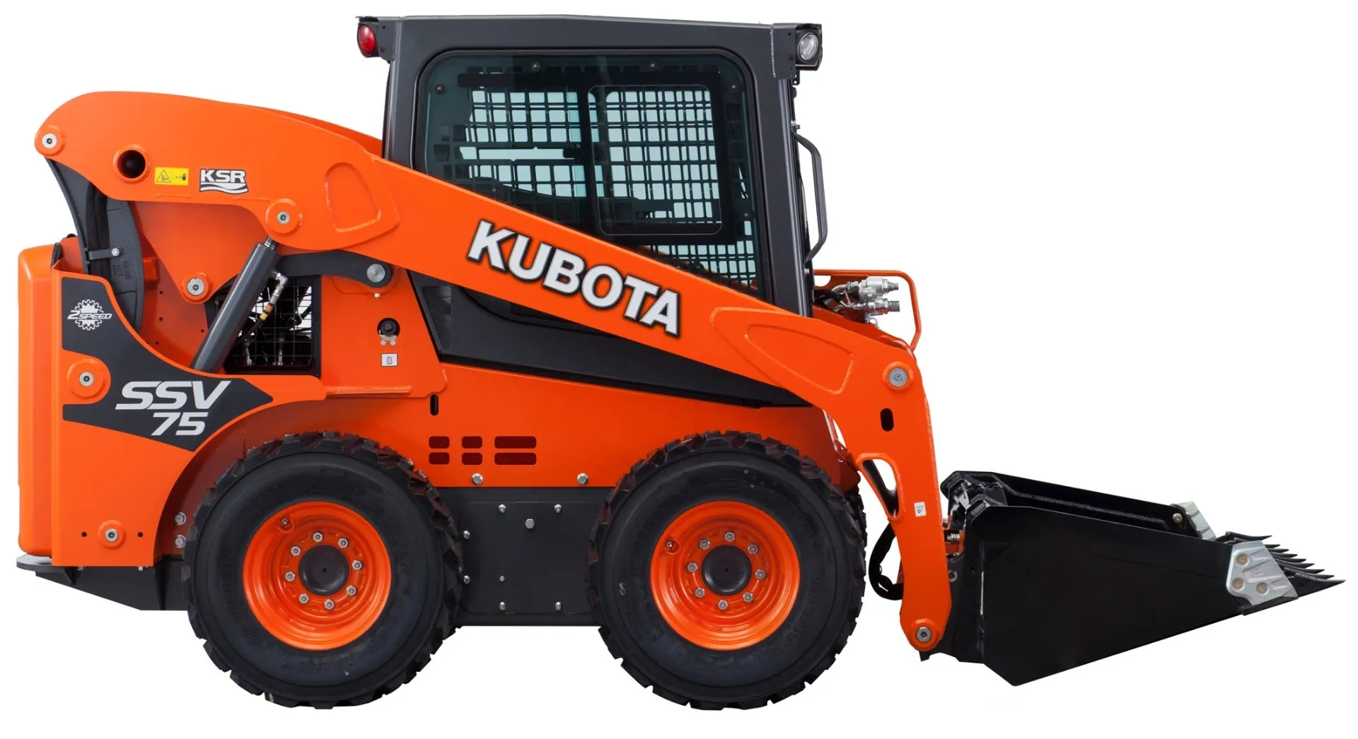 Kubota SSV75 Wheeled Skid Steer Loader 74HP