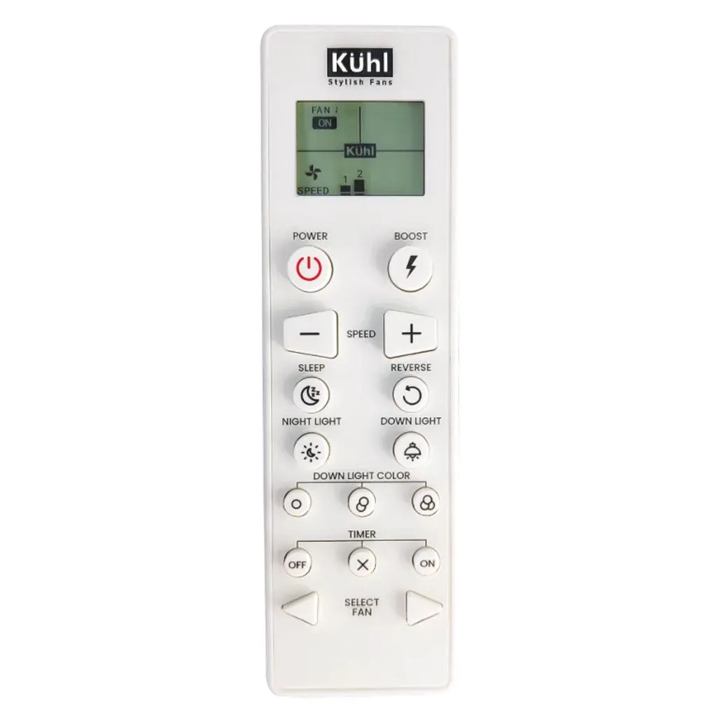 Kuhl Luxus C3 BLDC Underlight Ceiling Fan 1320mm White