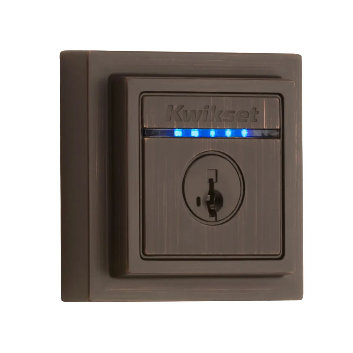 Kwikset 925KEVO2CNT Second Generation Kevo Bluetooth Enabled Contemporary Deadbolt SmartKey with RCAL Latch and RCS Strike