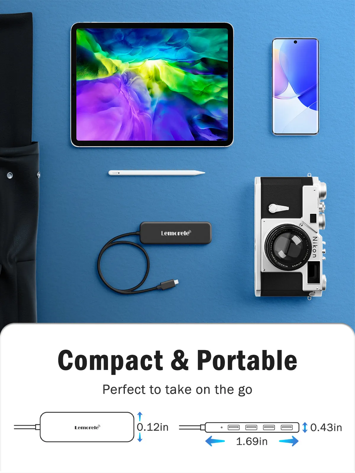 Lemorele USB C HUB 4 in 1【#TC41】