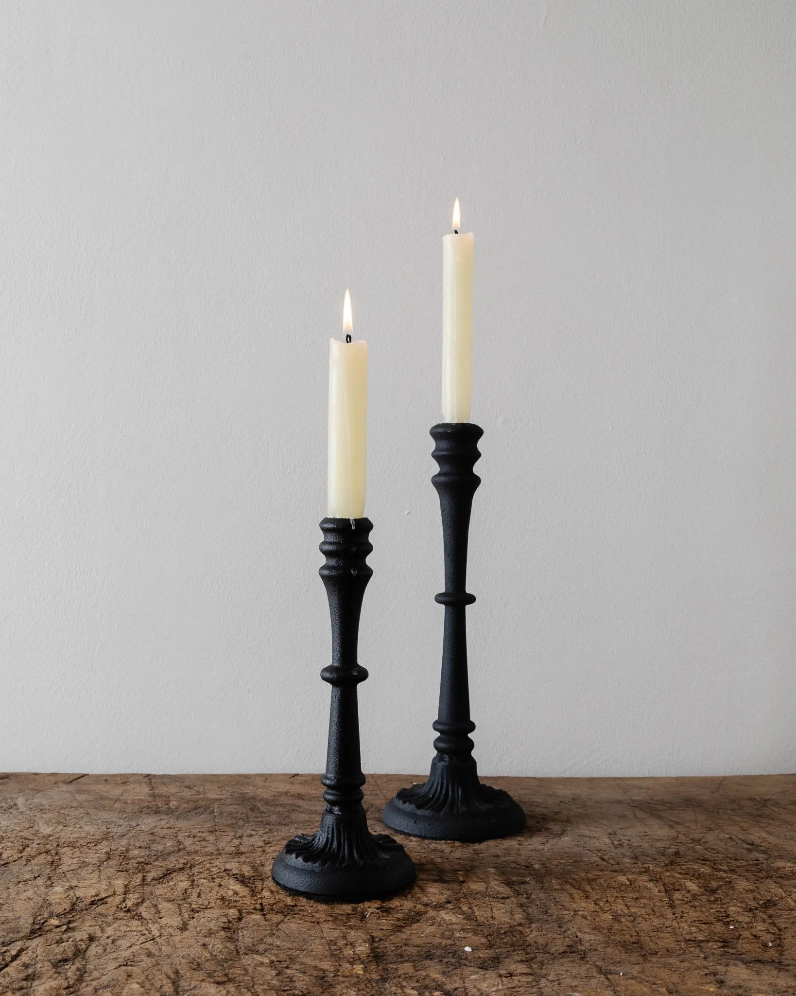 Leo Cast Iron Taper Holders