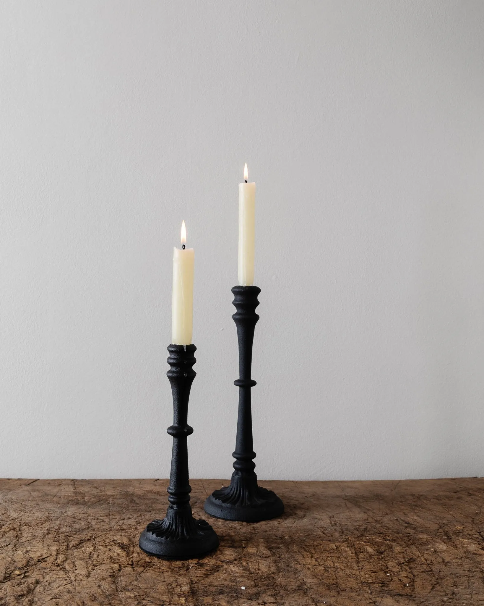 Leo Cast Iron Taper Holders