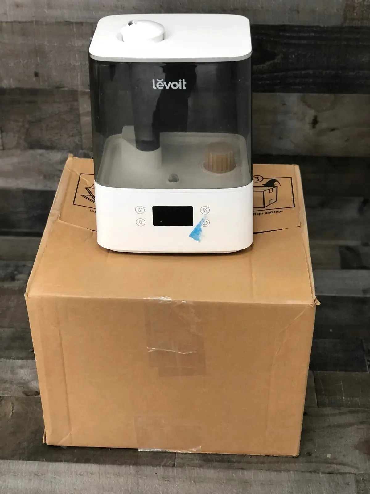 LEVOIT Humidifiers for Bedroom Large Room Home, (6L) Cool Mist Top Fill Essential Oil Diffuser for Baby & Plants, Smart App & Voice Control, Rapid Humidification & Auto Mode - Quiet Sleep Mode, Gray