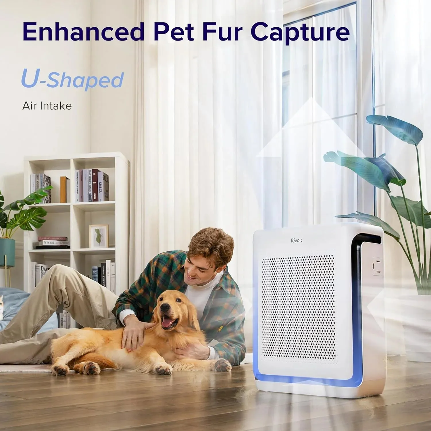 Levoit Vital 200S Smart True HEPA Air Purifier (White/Gray)
