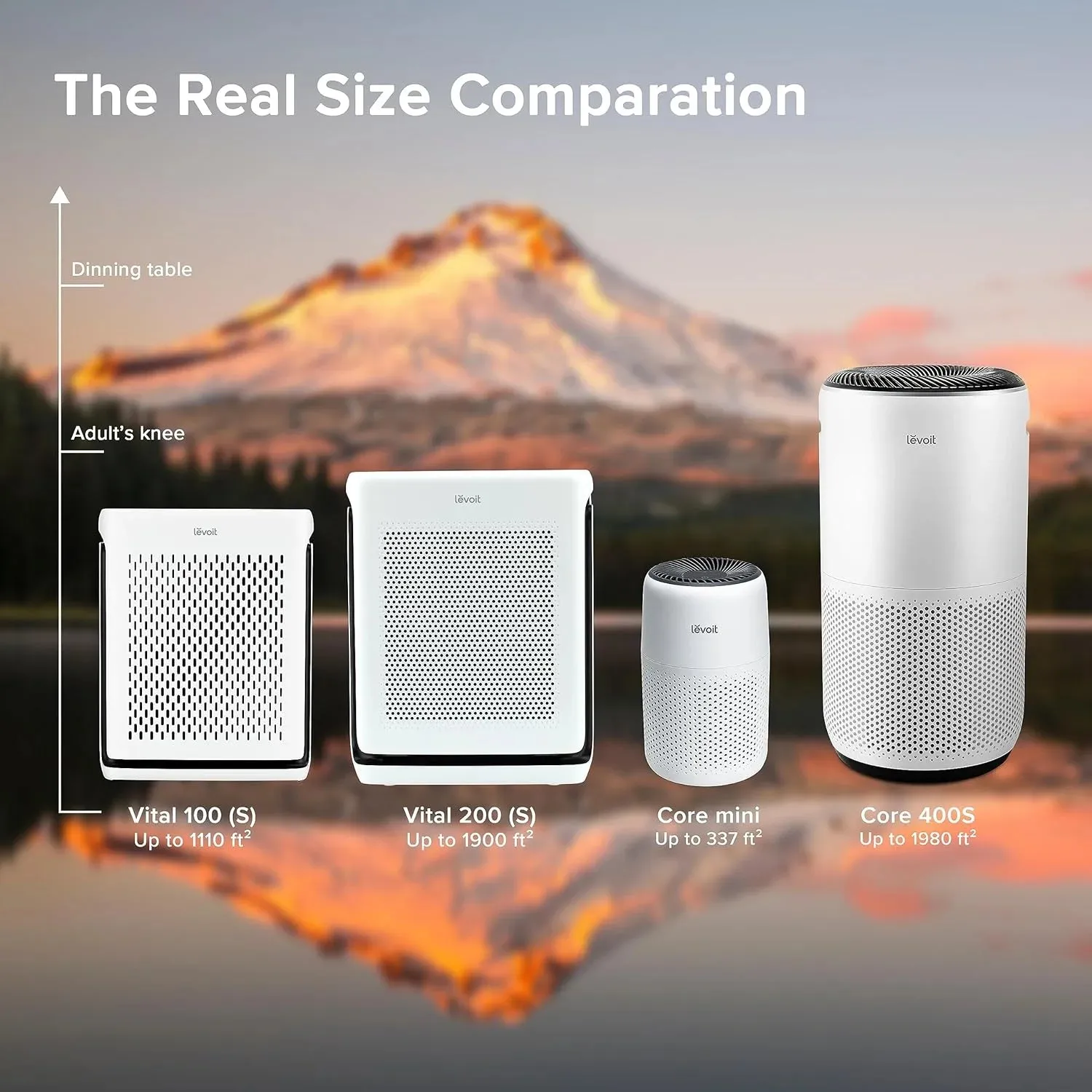 Levoit Vital 200S Smart True HEPA Air Purifier (White/Gray)