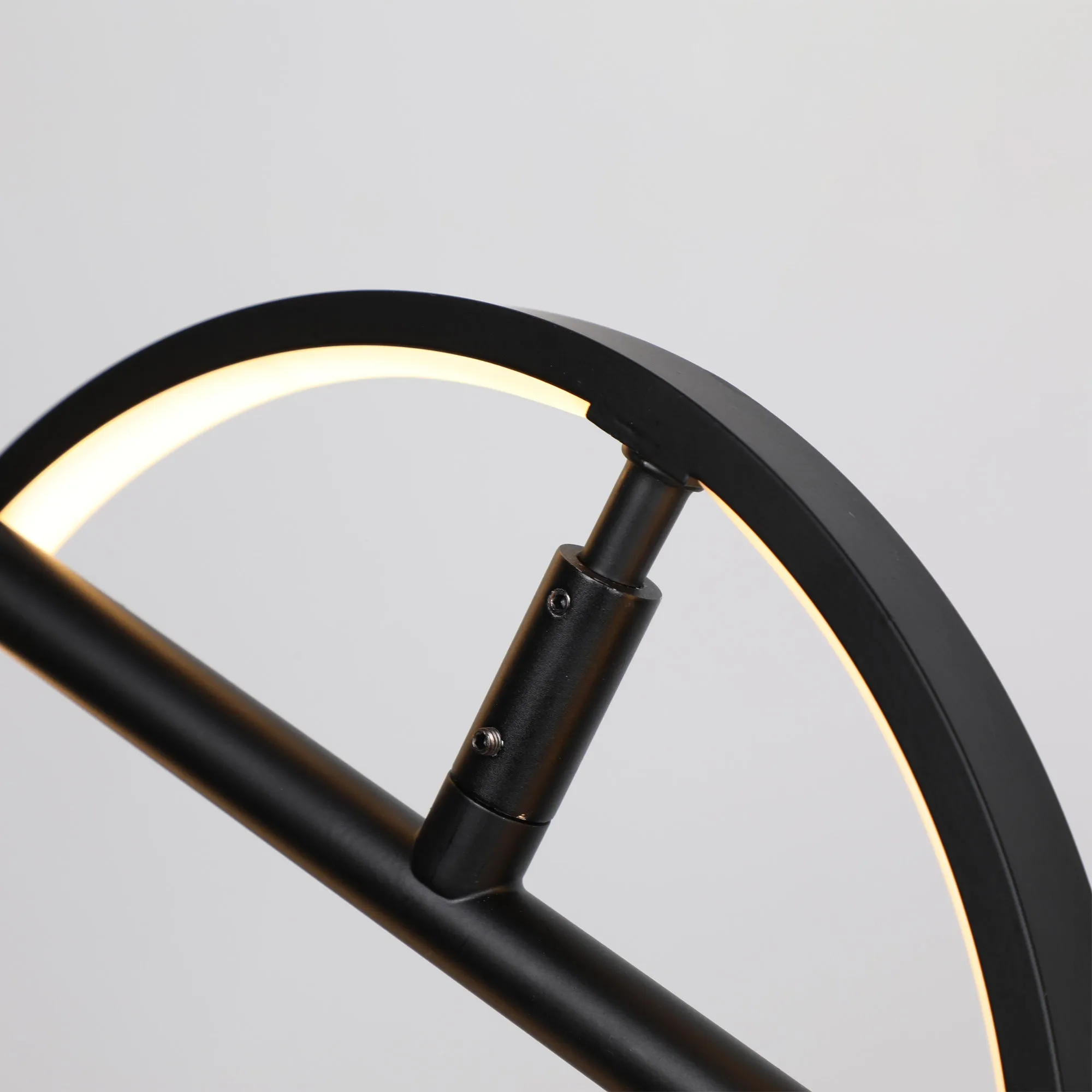 Lucca Circular 3-Light Adjustable Direction Led Pendant Light - Matte Black