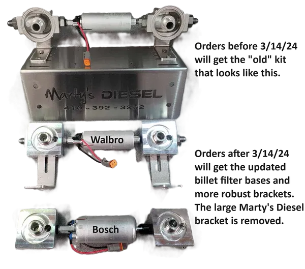 Marty's Diesel E-Fuel Conversion (1994.5-97) - Walbro Pump Kit