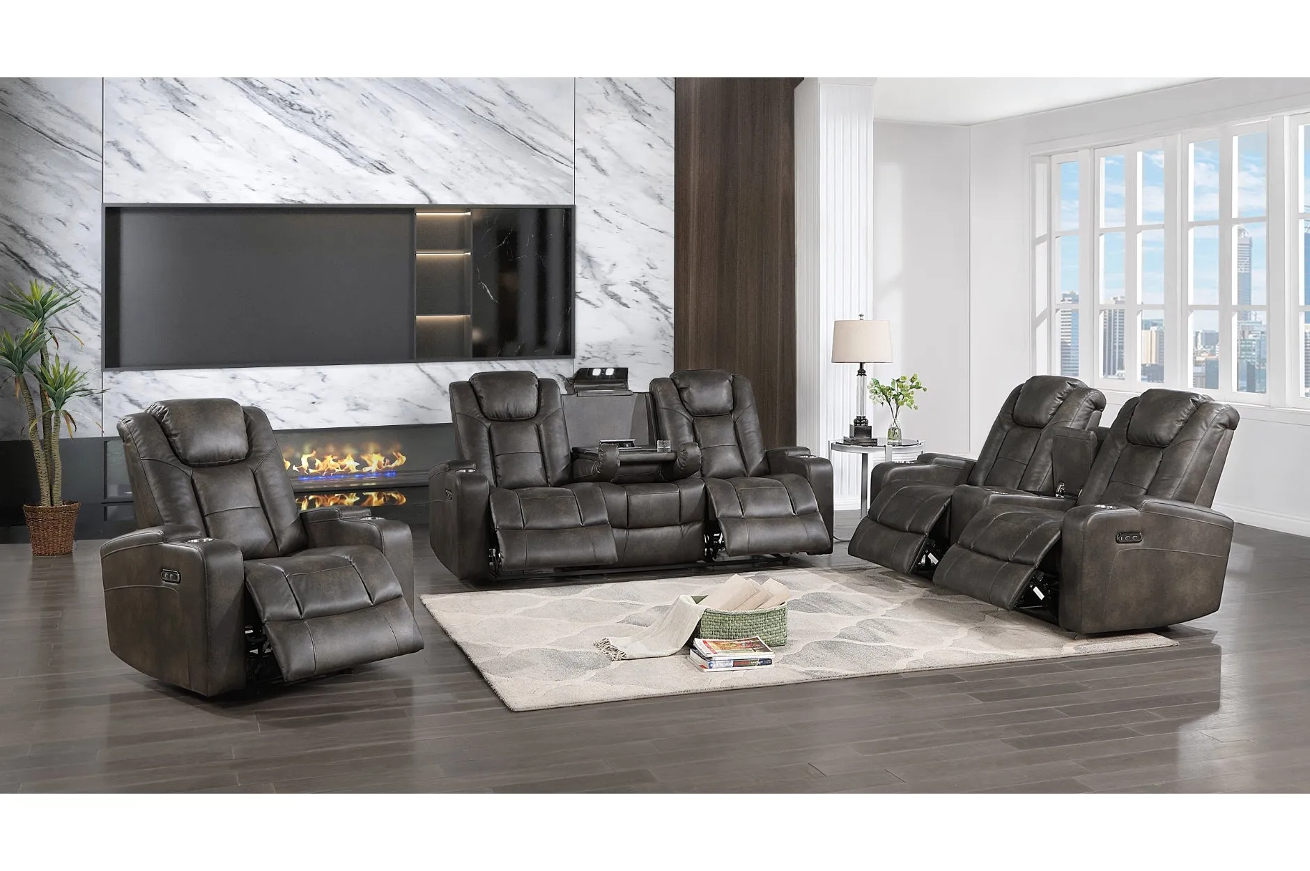 McBride Power Reclining Sofa Set