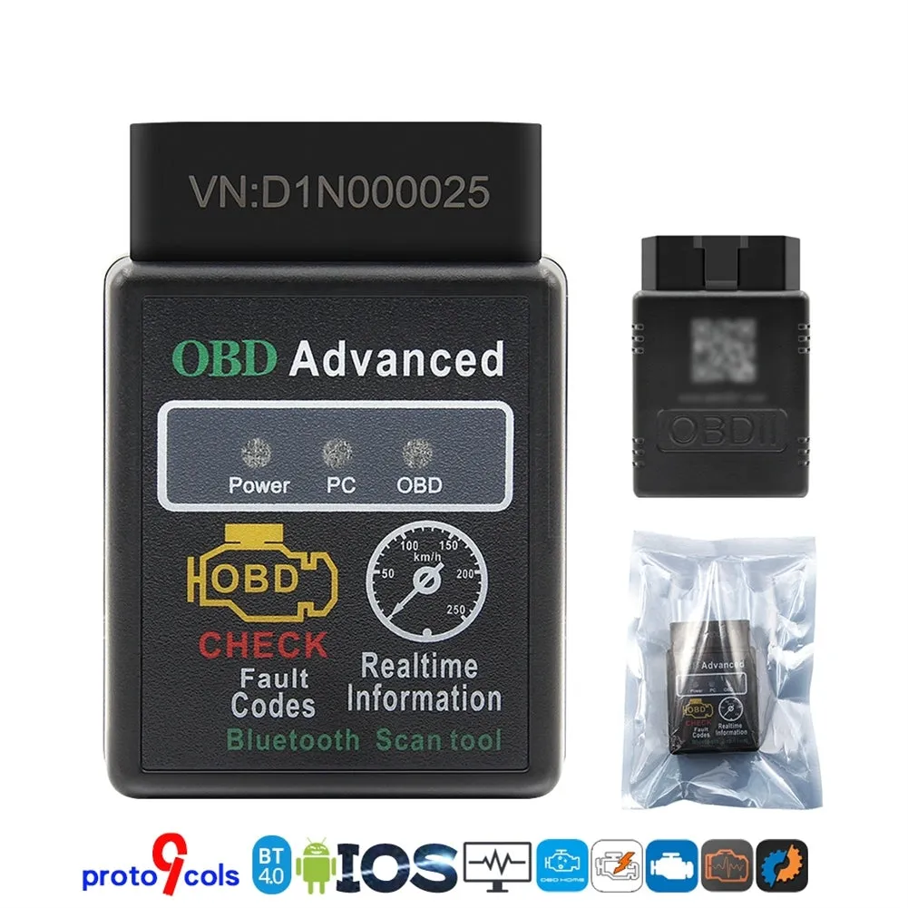 Mini Obd2 Bluetooth-compatible 4.0 Car Scanner Elm Diagnostic