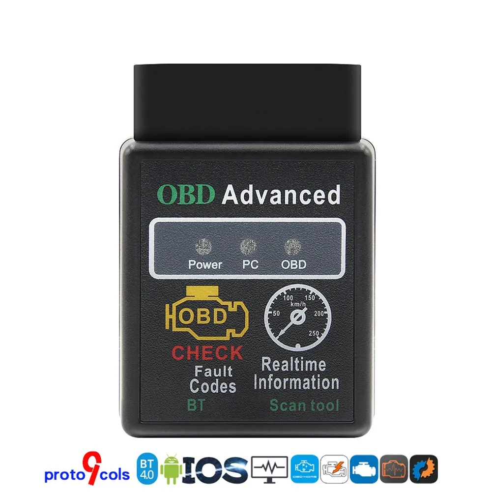 Mini Obd2 Bluetooth-compatible 4.0 Car Scanner Elm Diagnostic