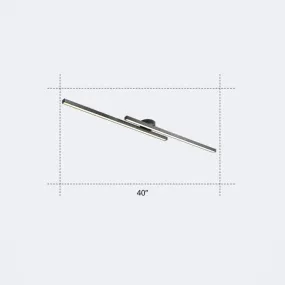 Minimalistic Acrylic LED Ceiling Mount Lamp for Living Room: Radial Flush Light Fixture