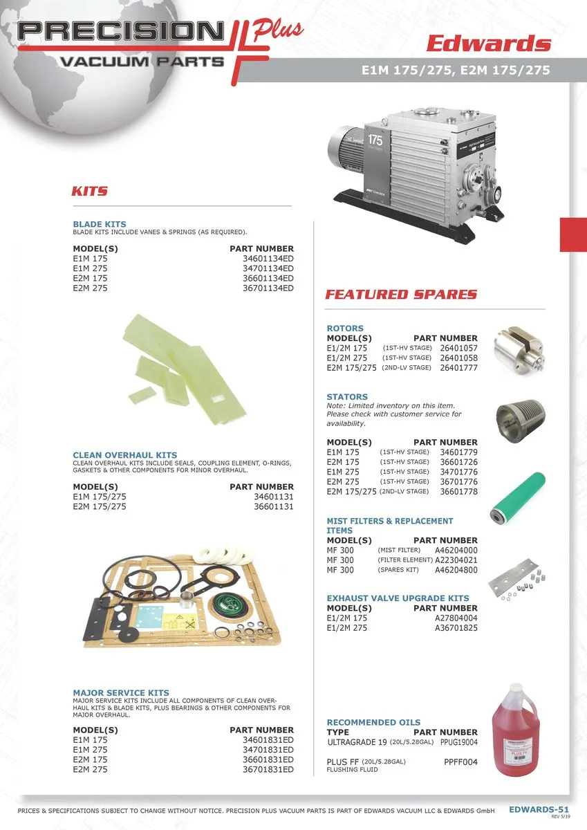 Mist Filter Replacement Kit A46204800