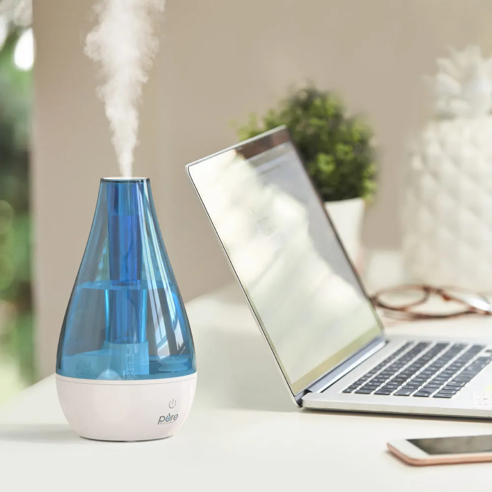 MistAire™ Studio & Ultrasonic Cool Mist Humidifier Bundle