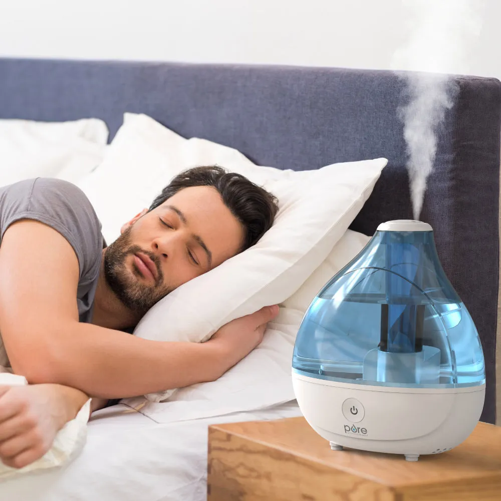 MistAire™ Studio & Ultrasonic Cool Mist Humidifier Bundle