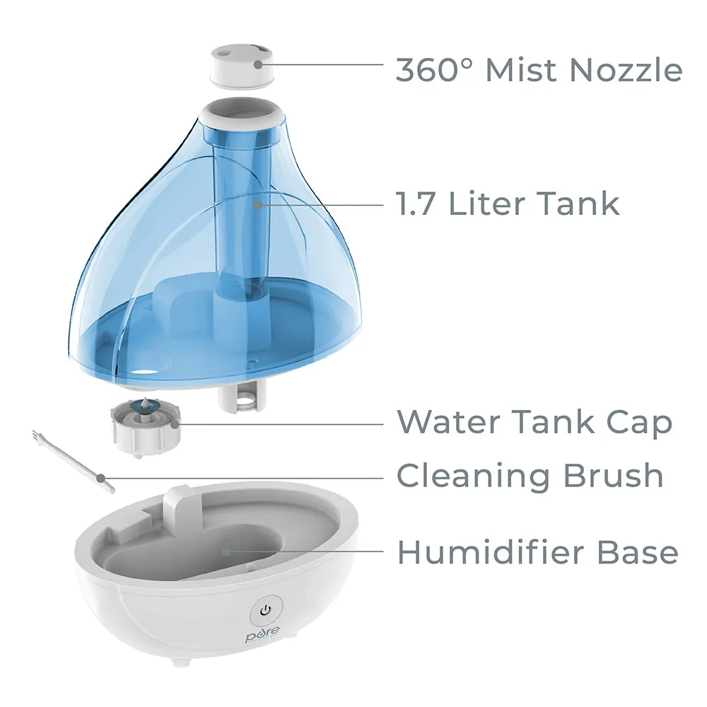MistAire™ Ultrasonic Cool Mist Humidifier