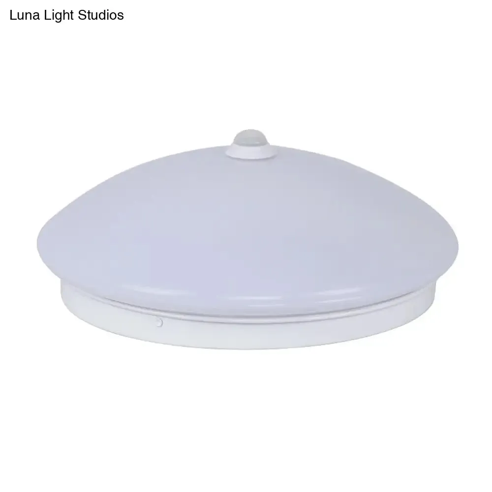 Motion-Sensing Cap Shape LED Flush Ceiling Light for Hallway