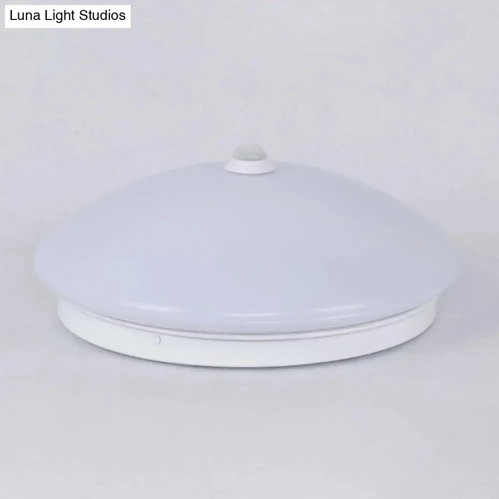 Motion-Sensing Cap Shape LED Flush Ceiling Light for Hallway
