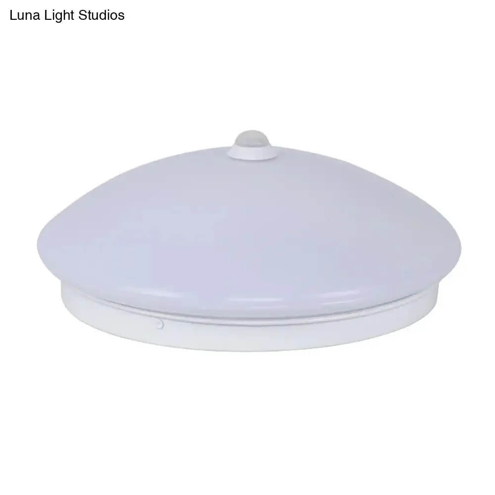 Motion-Sensing Cap Shape LED Flush Ceiling Light for Hallway