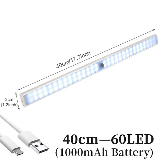 Motion Sensor Wireless LED Night Lights Bedroom Wall Decorative Lamp Staircase Closet Room Aisle Lighting