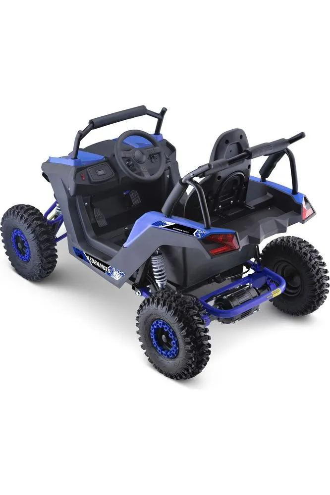 MotoTec Raider Kids UTV 48v 1200w Full Suspension Blue