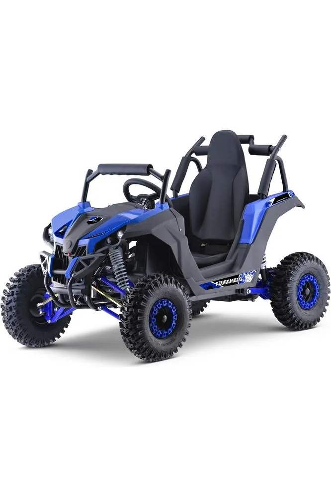 MotoTec Raider Kids UTV 48v 1200w Full Suspension Blue