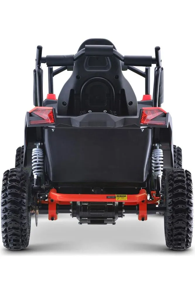 MotoTec Raider Kids UTV 48v 1200w Full Suspension Red