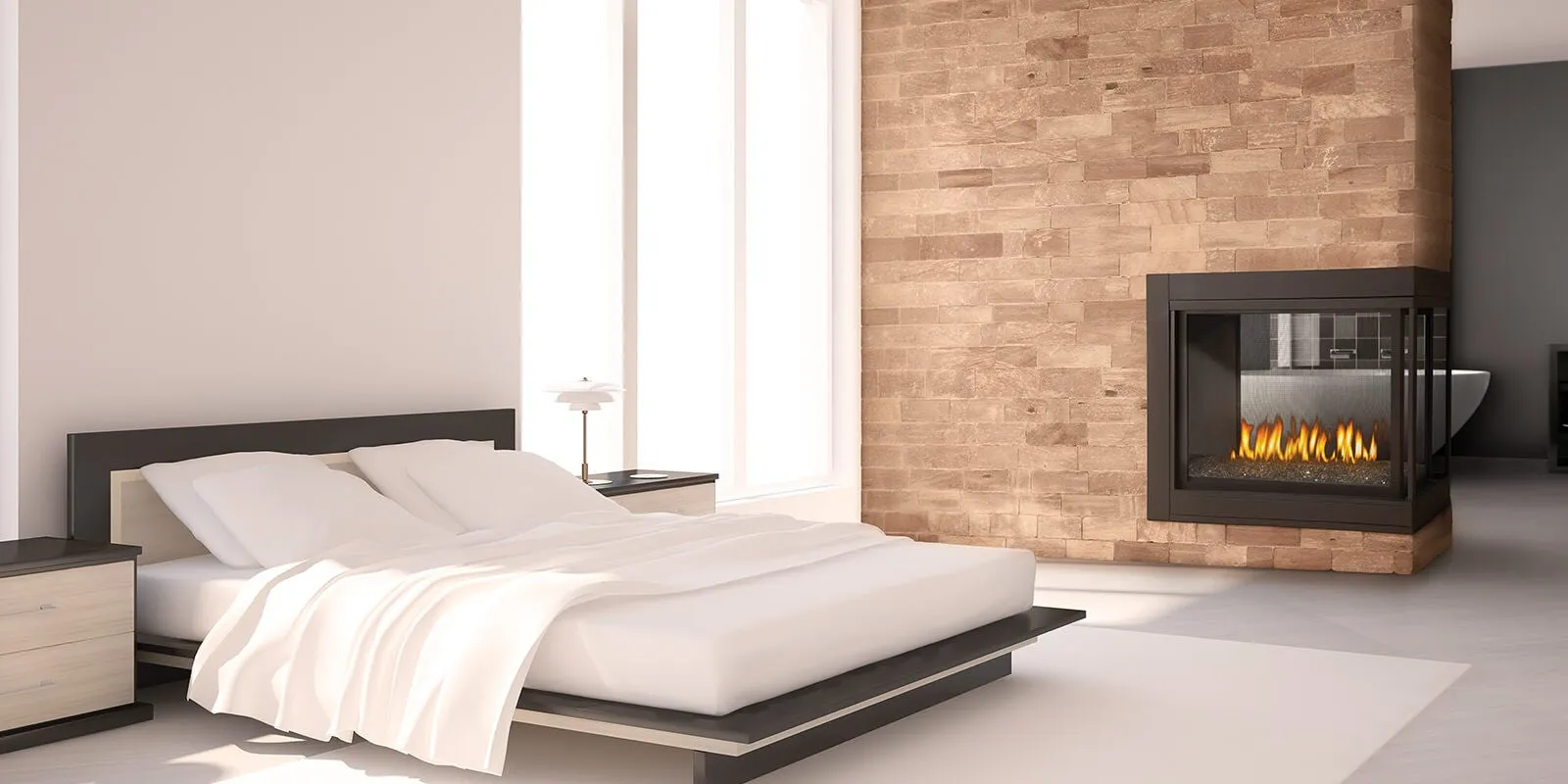 Napoleon Ascent Multi-View 3-Sided Direct Vent Gas Fireplace