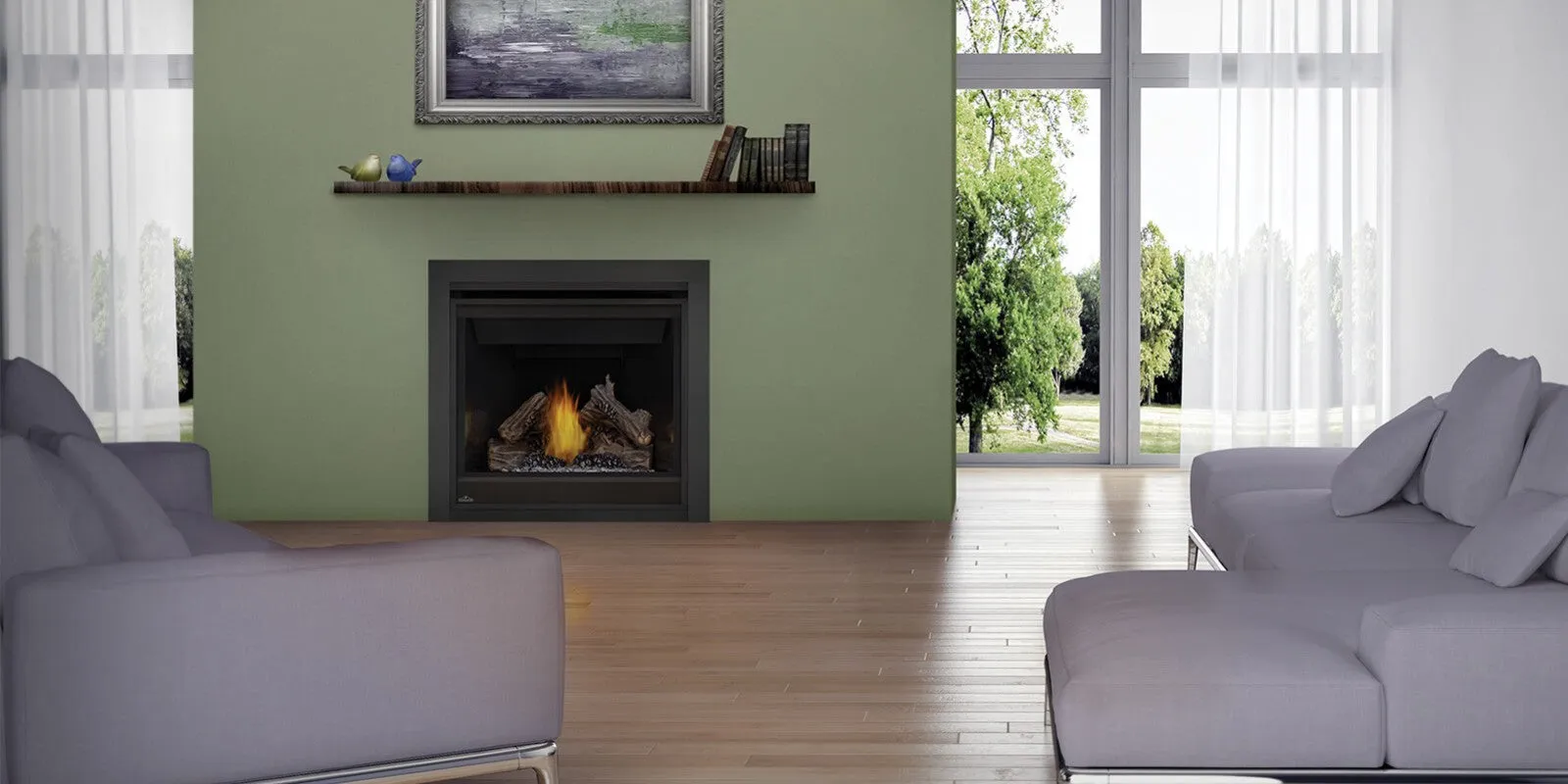 Napoleon Ascent Series Direct Vent Gas Fireplace